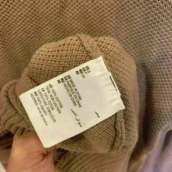 Mens Club Room Textured 1/4 Zip Pullover Sweater S NWT -B1 100% Cotton - Picture 5 of 8